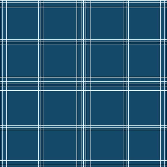 Red and navy blue tartan plaid pattern Royalty Free Vector