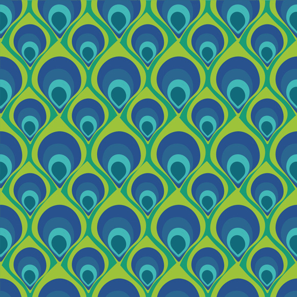 peacock prints patterns