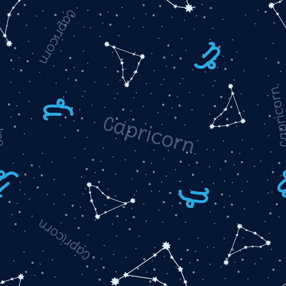 Capricorn Constellation | Free Vector Illustration & Images - WowPatterns