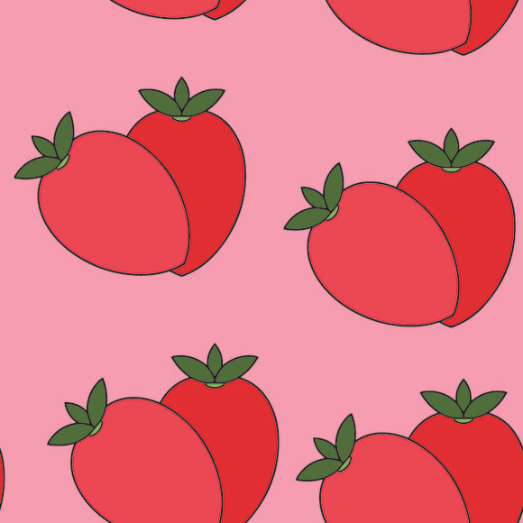 strawberry fruit cartoon