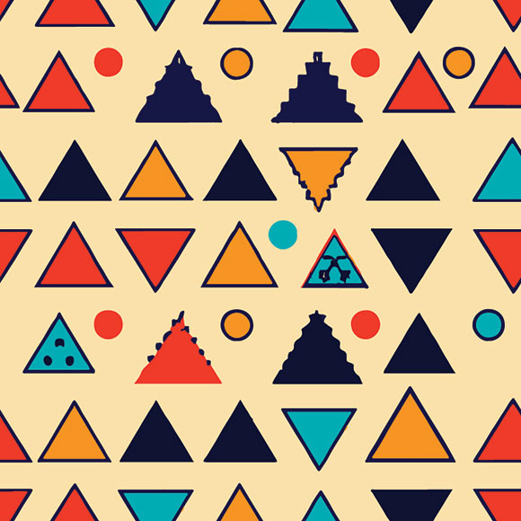 triangle pattern vector
