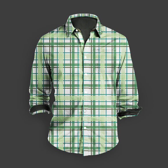 Vector cute pastel green gingham checkers plaid aesthetic