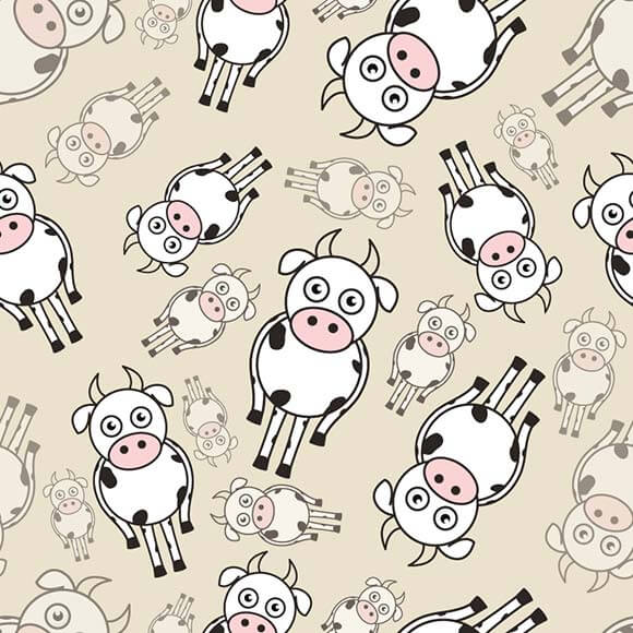 Cute cow seamless pattern design Stock Vector Image & Art - Alamy