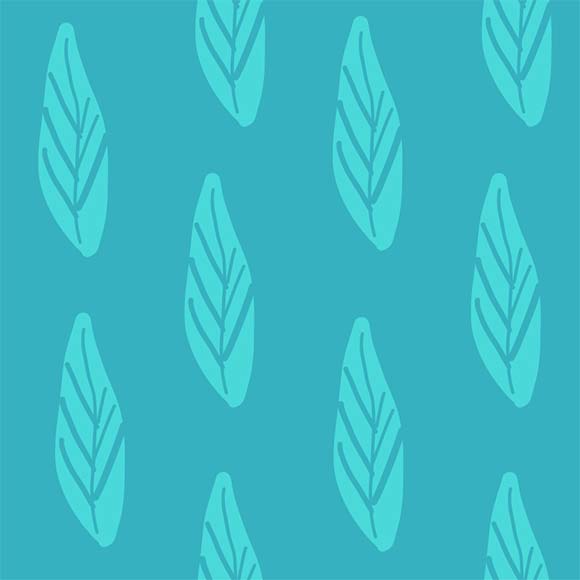 Blue Leaves Pattern Royalty Free Vector And Images