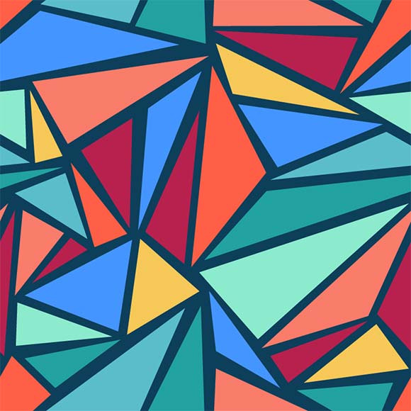 Geometric Triangles  Free Vector Art & Images - WowPatterns