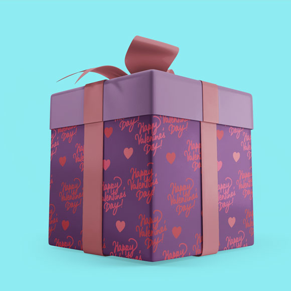 Happy Valentines Day Lettering Vector Art | Free Download - WowPatterns