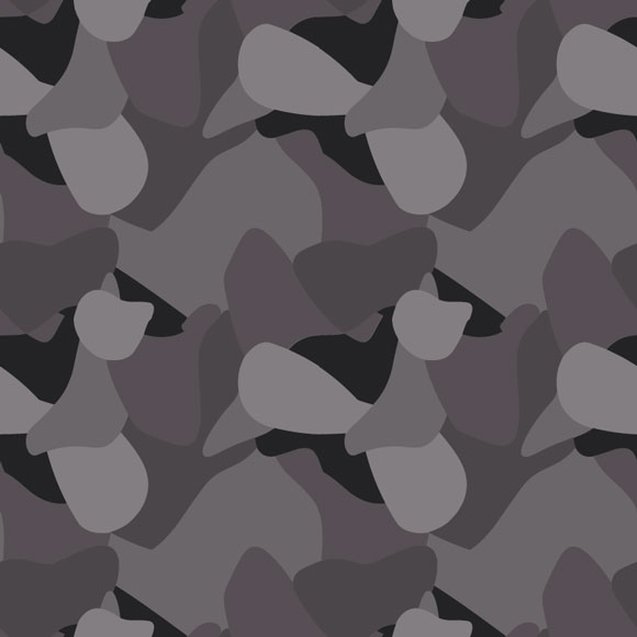  Seamless Camo Black Gray and White Camouflage Pattern