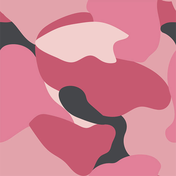 Girly Camo Seamless Pattern, Pink & Green Camouflage