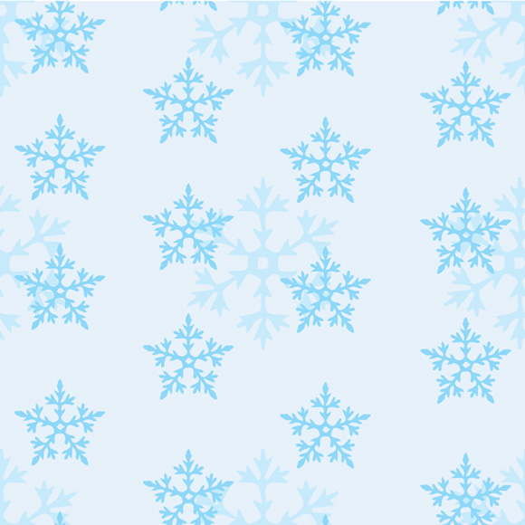 Simple Blue Background with Snowflakes | Free Vector Arts - WowPatterns