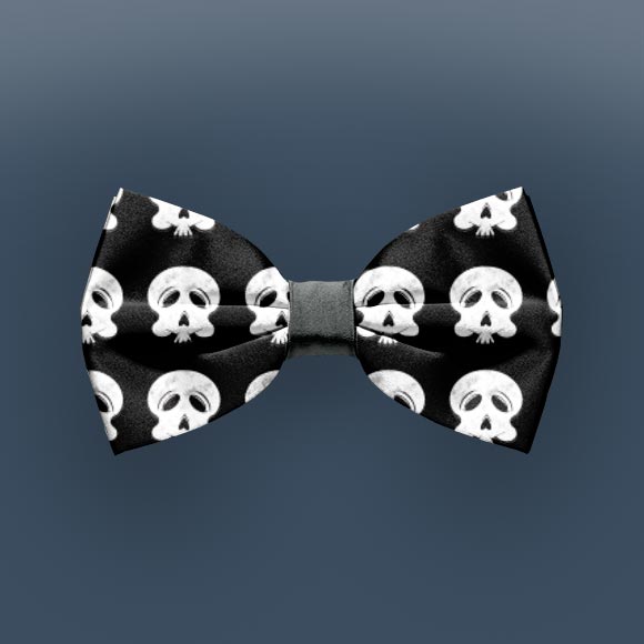 skull bow vector