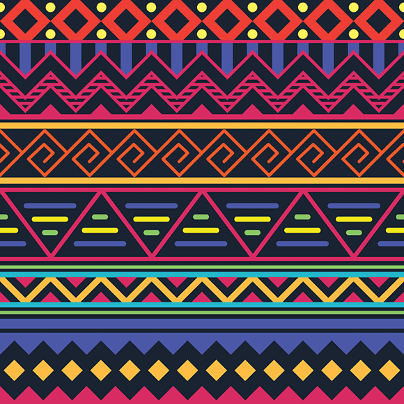 Free Download Tribal Print Vector Pattern - WowPatterns