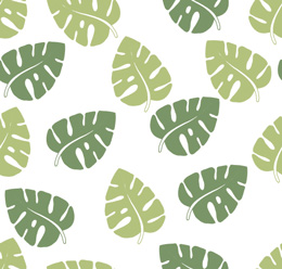 Green Tropical Jungle Palm Leafs | Free Vector Backgrounds - WowPatterns