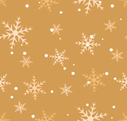 Christmas seamless pattern with snowflakes. Red background for