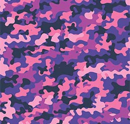Purple Pink Yellow Camouflage Vector Pattern | Free Download
